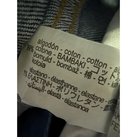 NEW Zara Women's Blue High Waisted Boyfriend Bermuda Denim Jean Shorts Size 32 - Picture 5 of 5